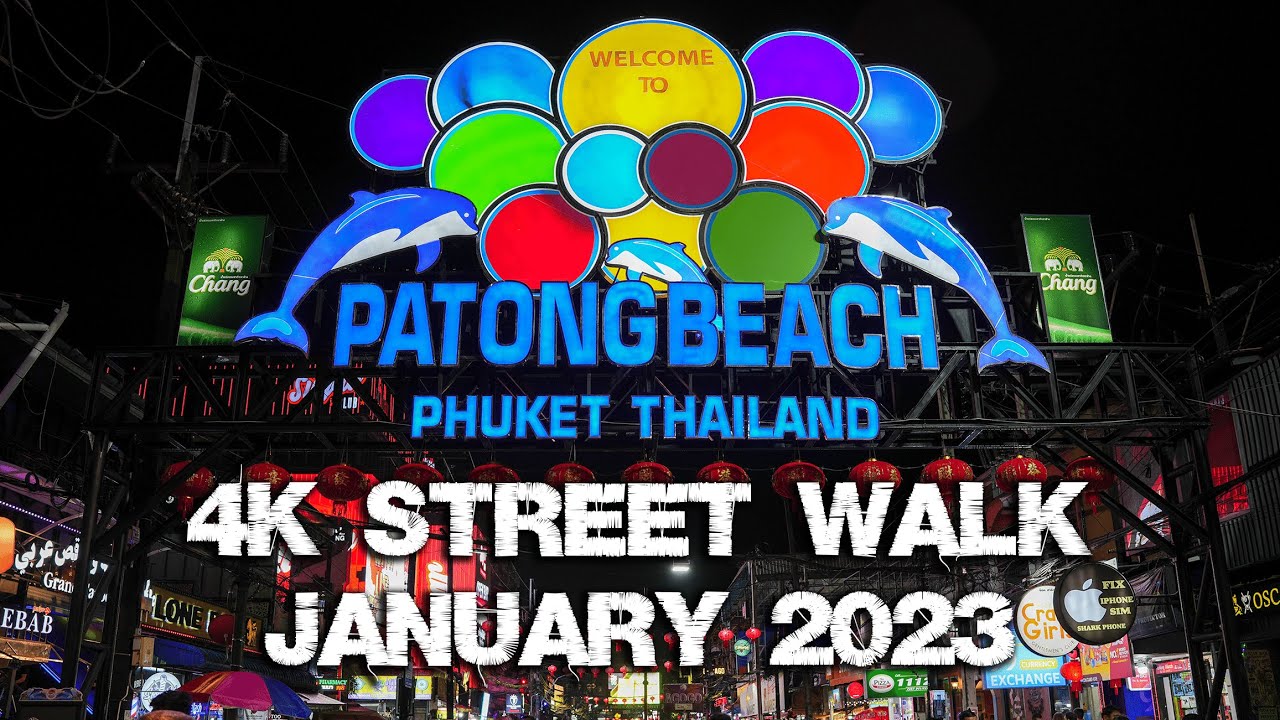 [4K] Phuket | Patong - Bangla Road Nightlife Street Walk 2023 (Thailand)