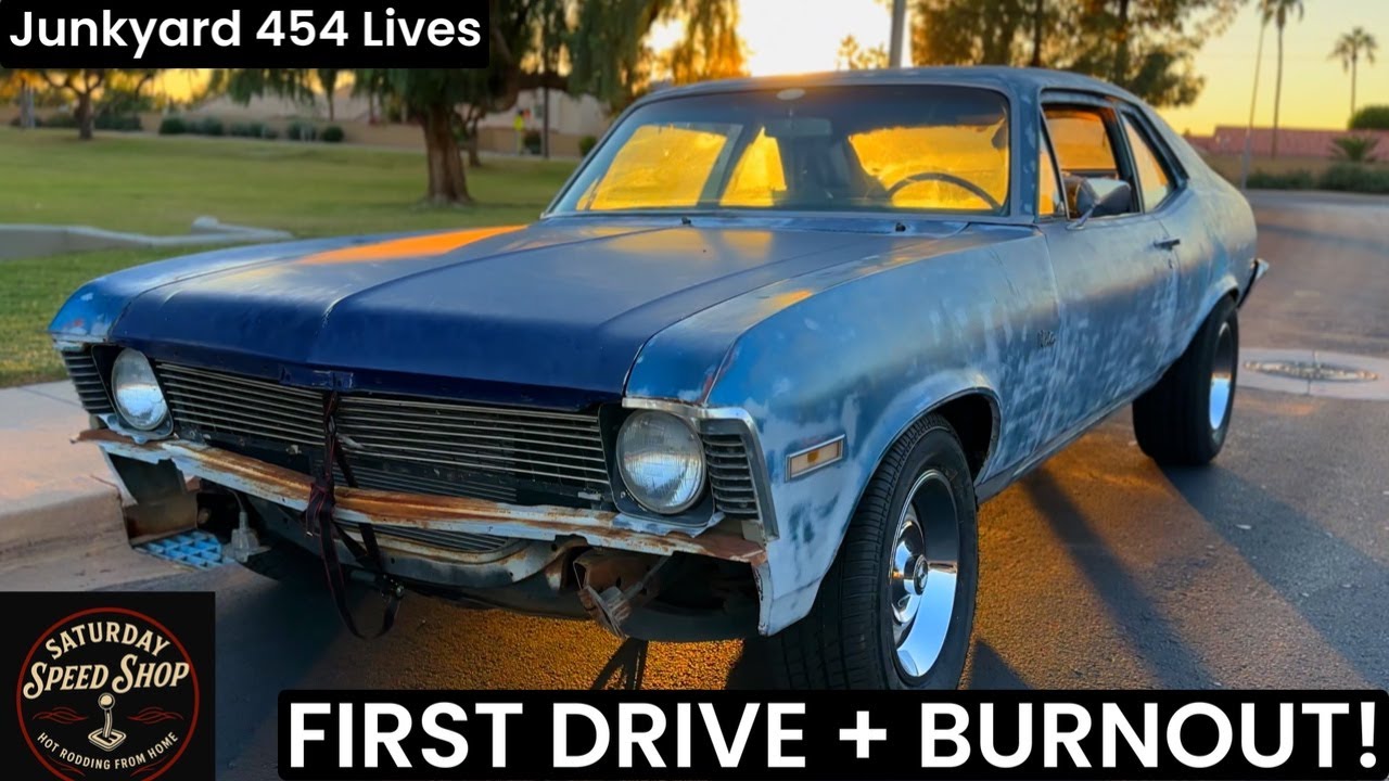 Saturday Speed ​​Shop: первый заезд на 454 Big Block Nova после полной перестройки!