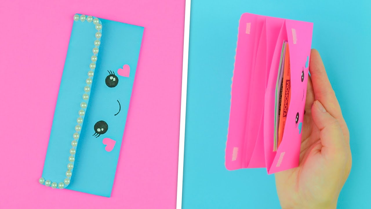 DIY Portafoglio di carta fai da te | Lavoretti di carta | How do you make a Paper Wallet