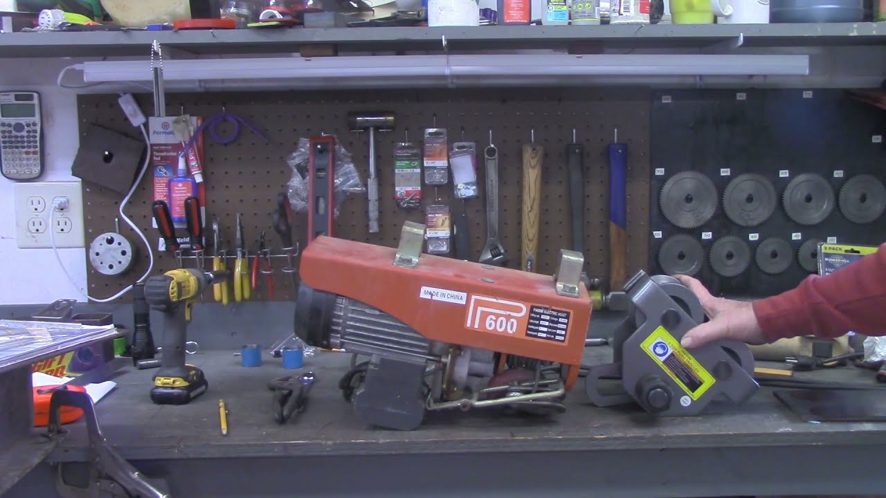 Harbor Freight Electric Hoist - I Beam Trolley