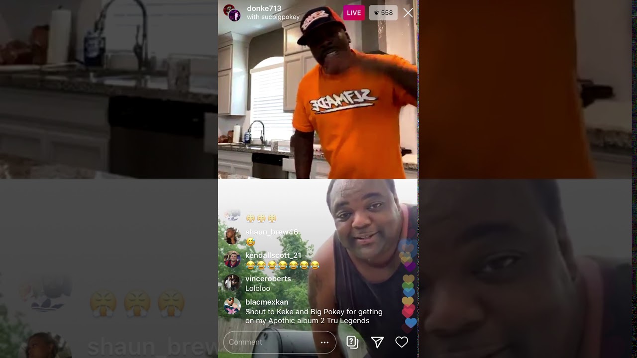 Lil Keke and Big pokey live straight leg 🦵 bacon 🥓