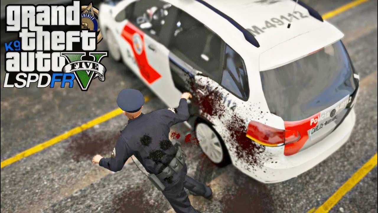 GTA V | LSPDFR | FUI REALIZAR UMA ABORDAGEM E FUI RECEBIDO COM MUITOS TIROS | 156