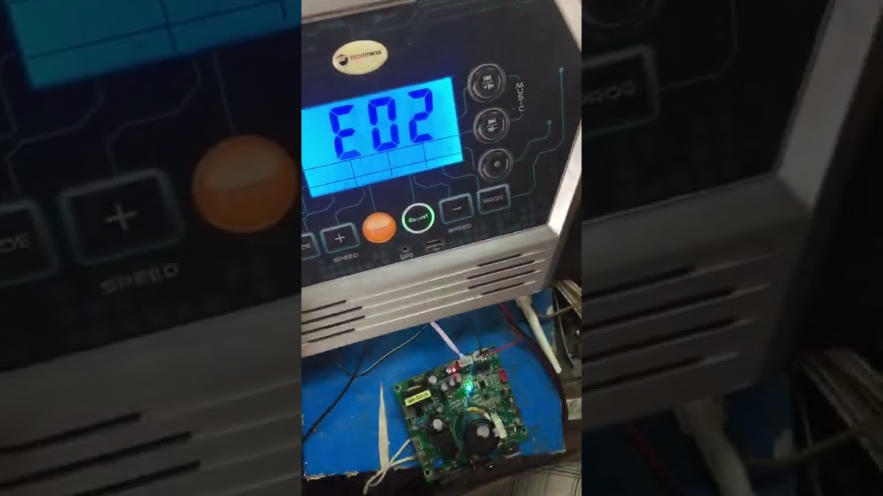 Máy chạy bộ techfitness lỗi e02 do chập igbt