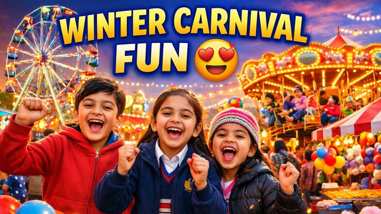 😍 Winter Carnival Rewari | Mount Heritage School Annual Carnival Vlog 🎪