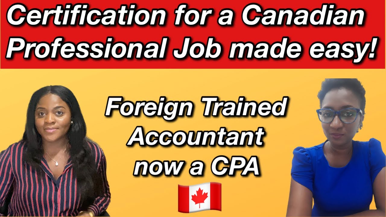 Becoming a Professional in Canada | Getting a Job | Accounting/Finance Career in Canada| CPA Canada