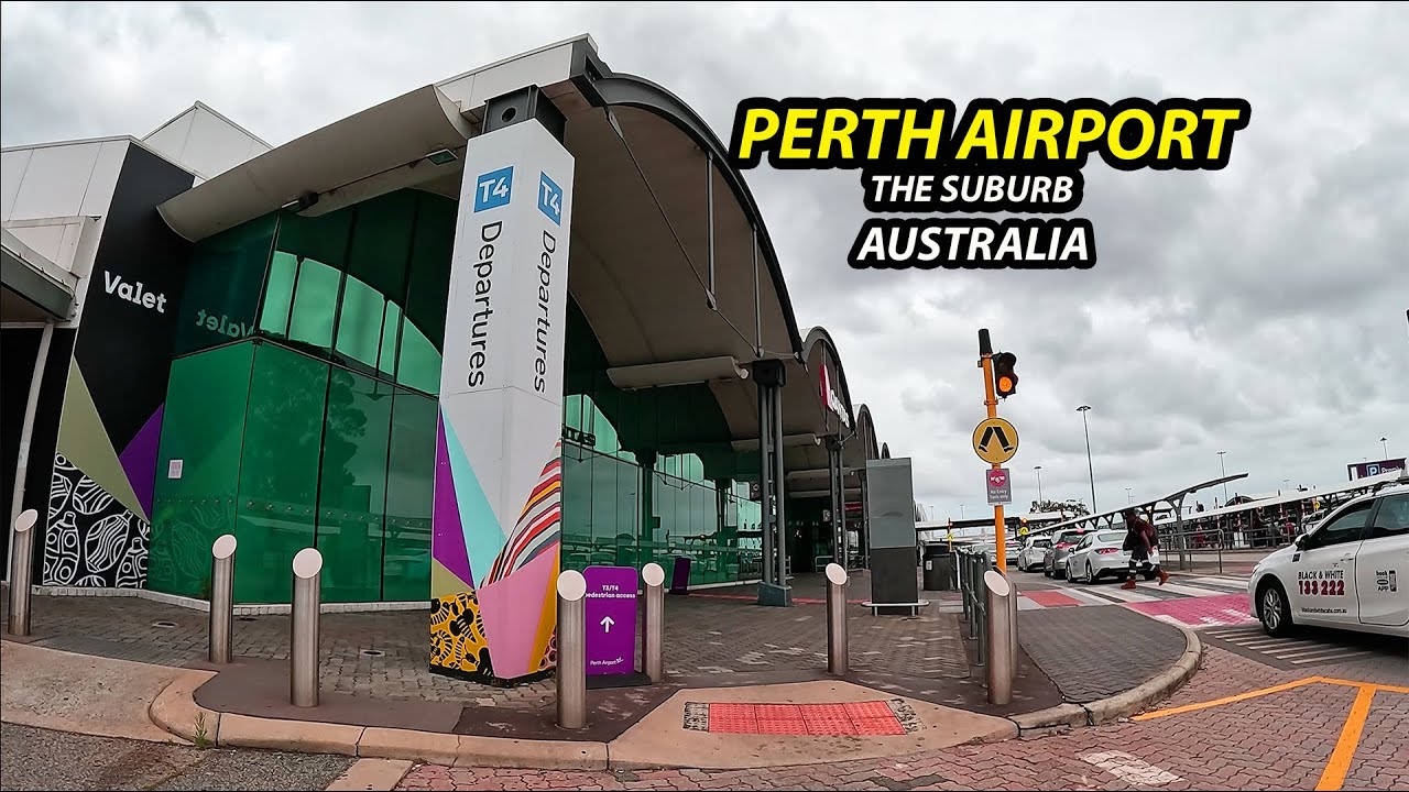 Walking Tour: PERTH AIRPORT the Suburb in Perth, Australia (Major Shopping Hub), 4K