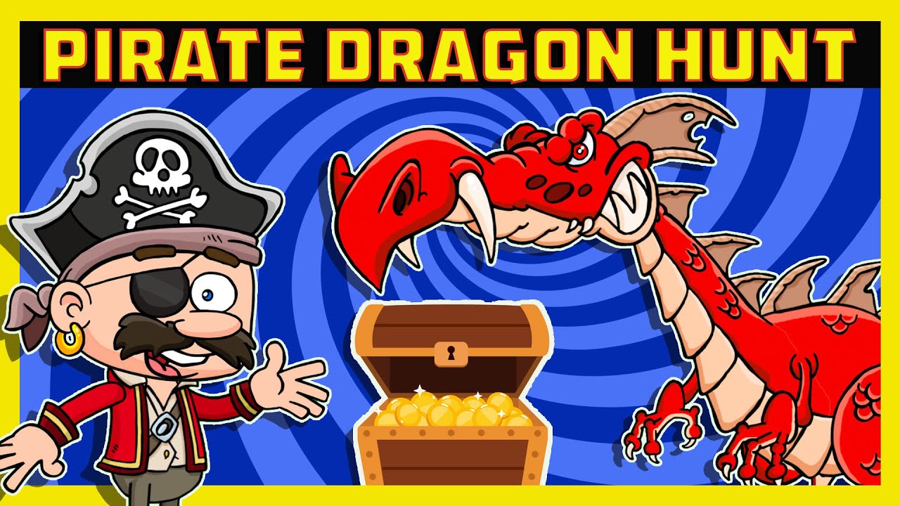 Dragon Hunt Pirate Adventure for kids | Mister Kipley monster hunt