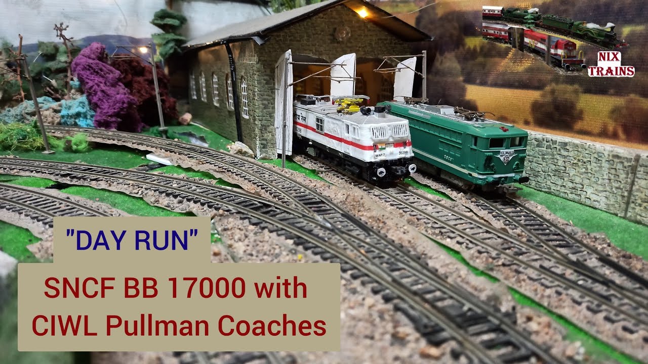 SNCF BB 17000 with CIWL Pullman Coaches-Day Run