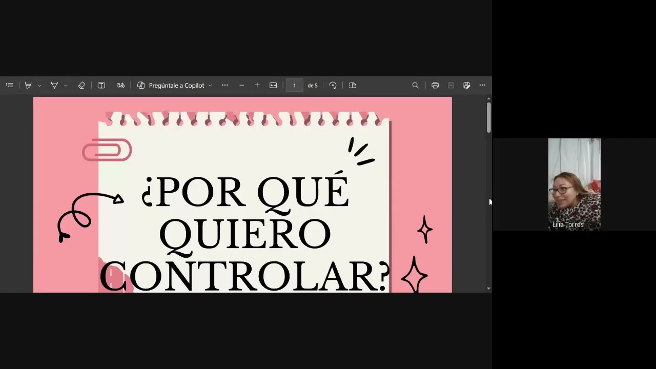 por qué quiero controlar todo