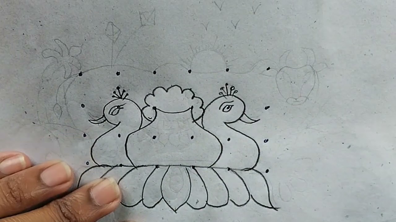 Sankranti pongal rangoli designs 