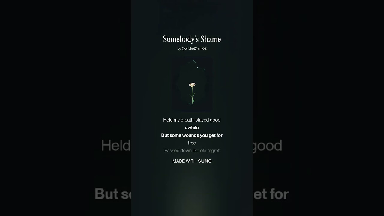 Somebody’s Shame