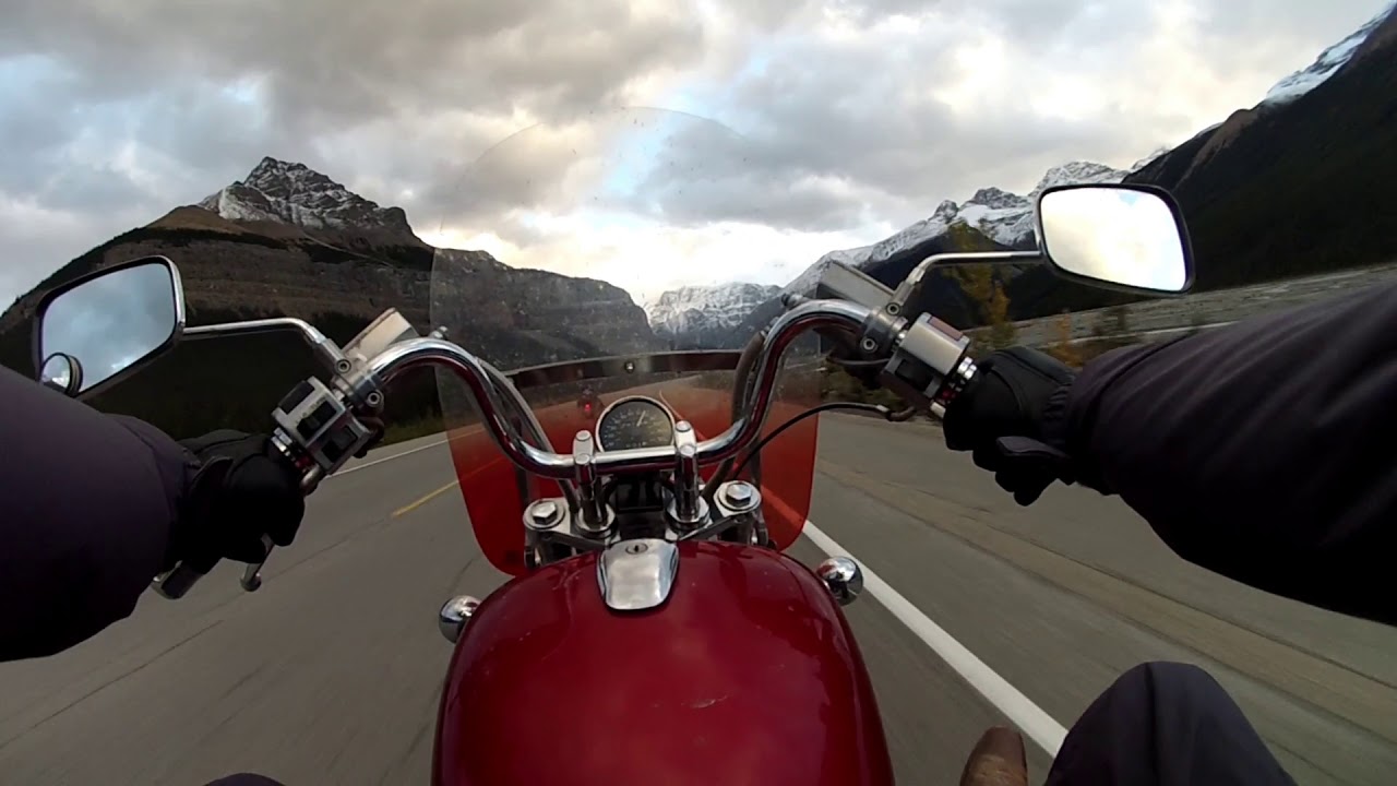 Columbia Icefields Alberta Canada Ride Along