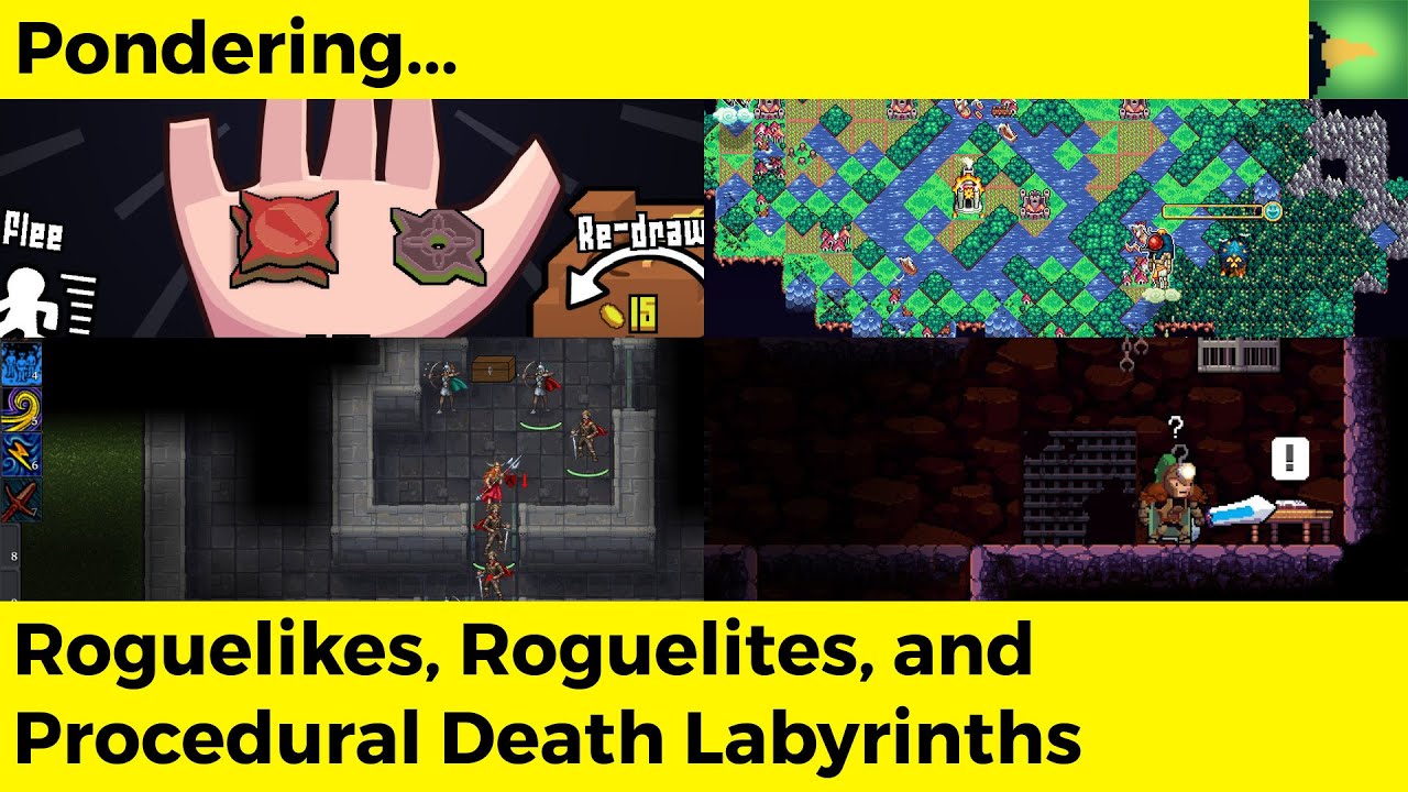 Pondering RogueliKes, RogueliTes, and Procedural Death Labyrinths