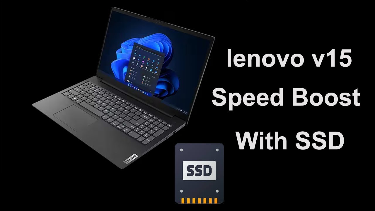 Повысьте производительность Lenovo V15 с помощью обновления до SSD.