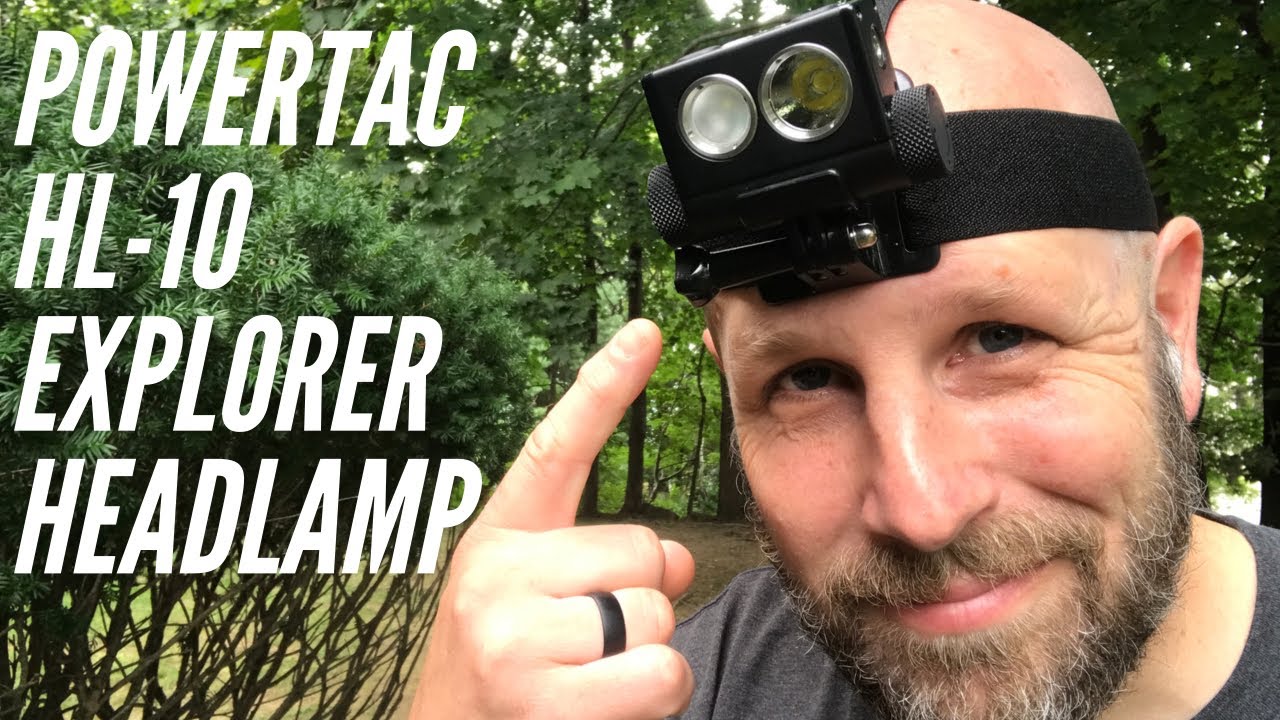 One of THE BEST: Powertac HL-10 Explorer Headlamp | 2,500 Lumens, Spot & Flood & Red & IR