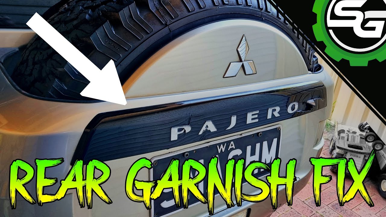 Pajero Number Plate Garnish Replacement // Montero // Shogun