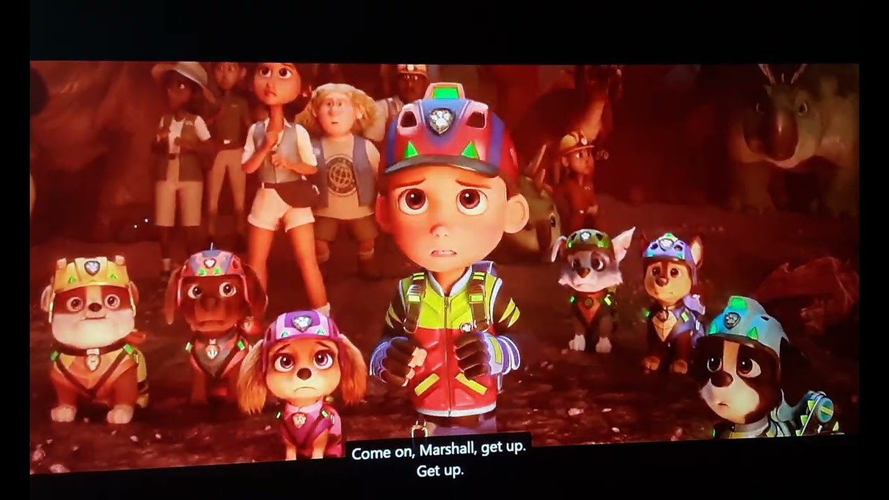 Marshall Falls and Gets Knocked Unconscious - PAW Patrol: The Dino Movie (2026)