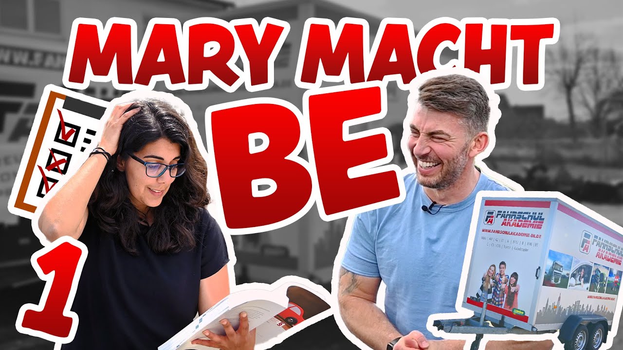 Mary macht BE | Abfahrtkontrolle Anhängerführerschein BE (auch für Fahrlehrer*innen) 🚘 Teil 1
