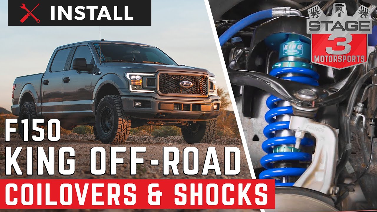 2015-2020 F150 4WD King Performance Series 2.5 Adjustable Remote Reservoir Front Coilovers Install