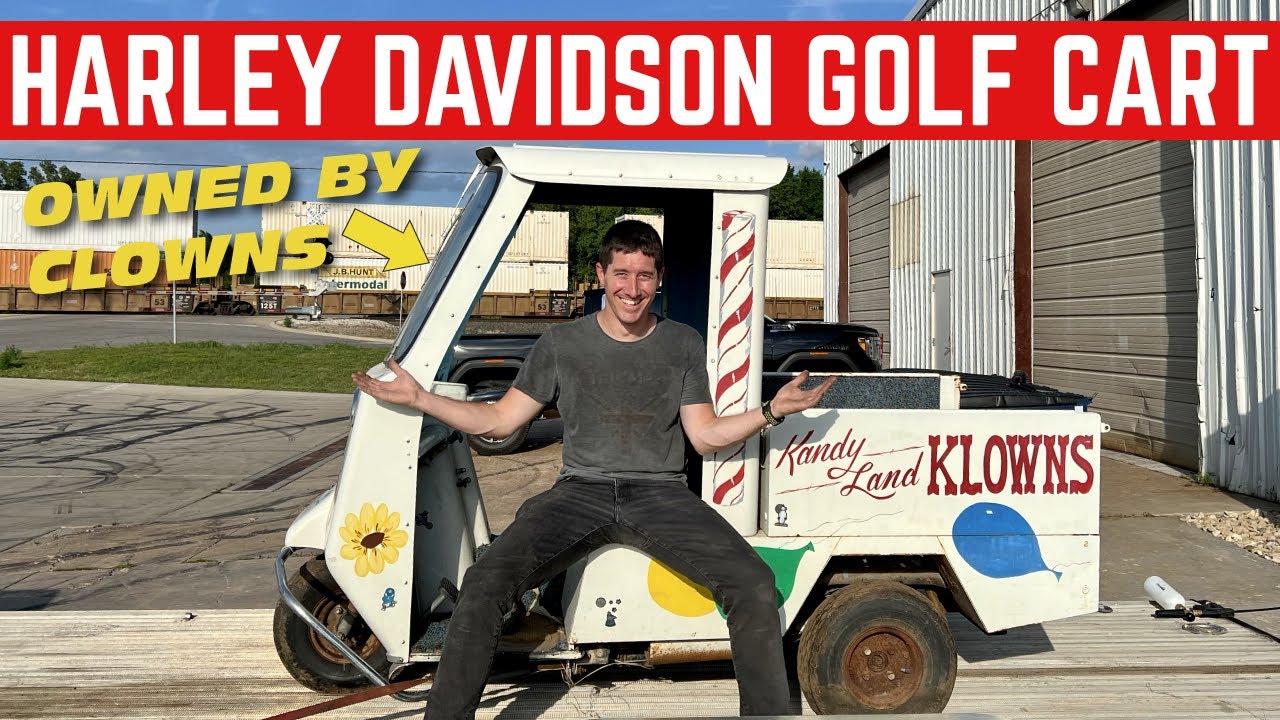 I BOUGHT A NEGLECTED Harley-Davidson Golf Cart From CLOWNS