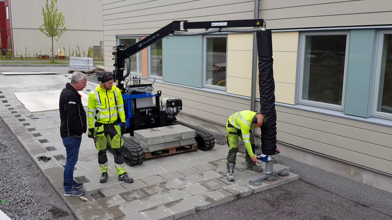 Läggningsmaskin Vaculyft PM140 lägger 35x35.