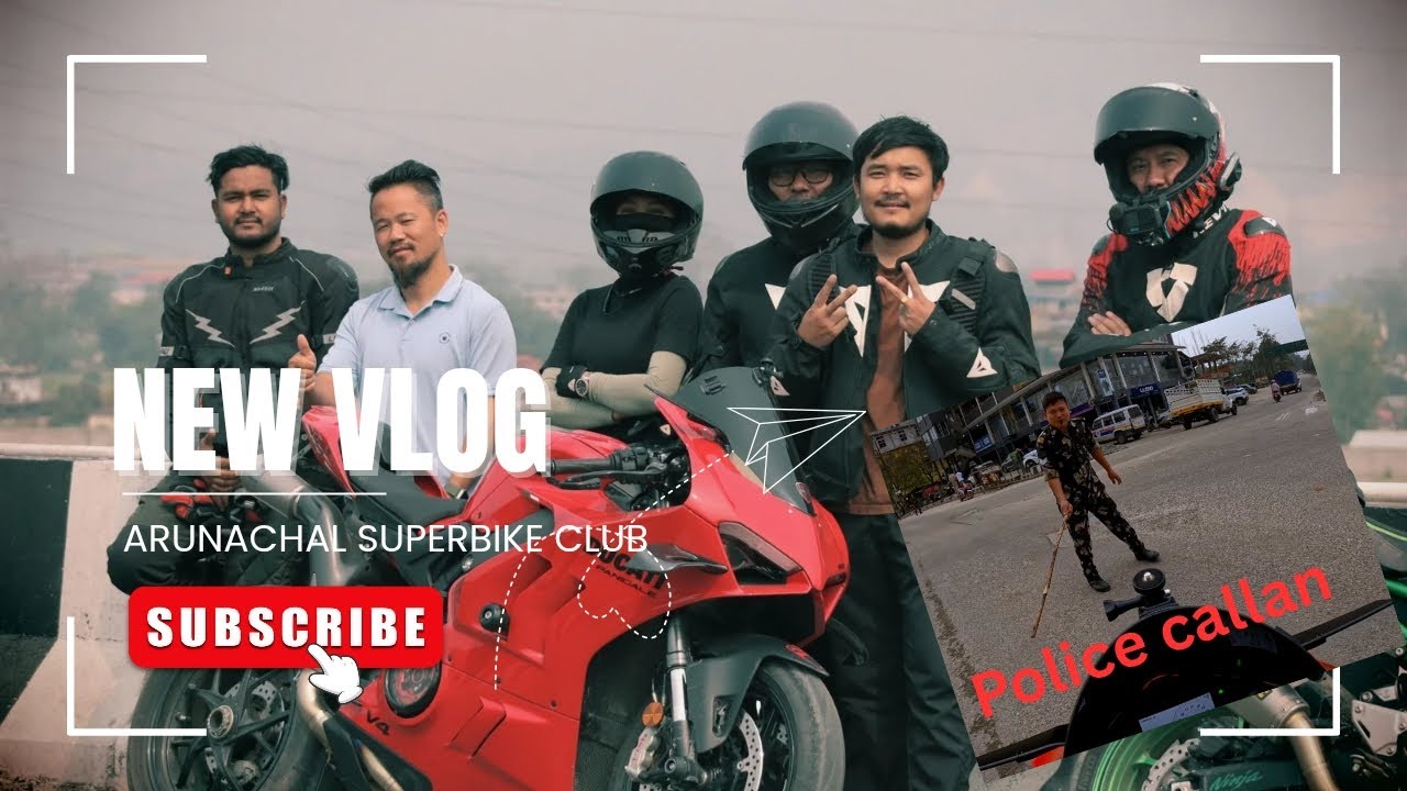 Arunachal Superbike Club featuring Aprilia Rider from Meghalaya