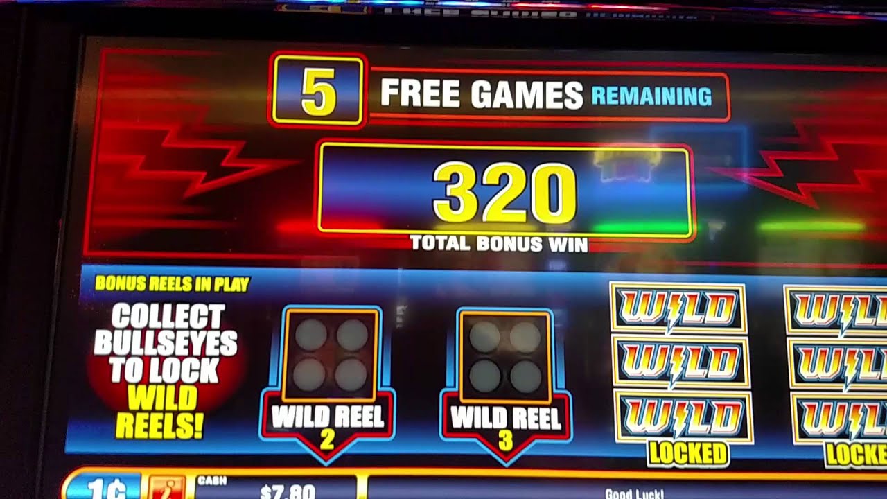 Bullseye Slot Machine Bonus Game Win! Michigan