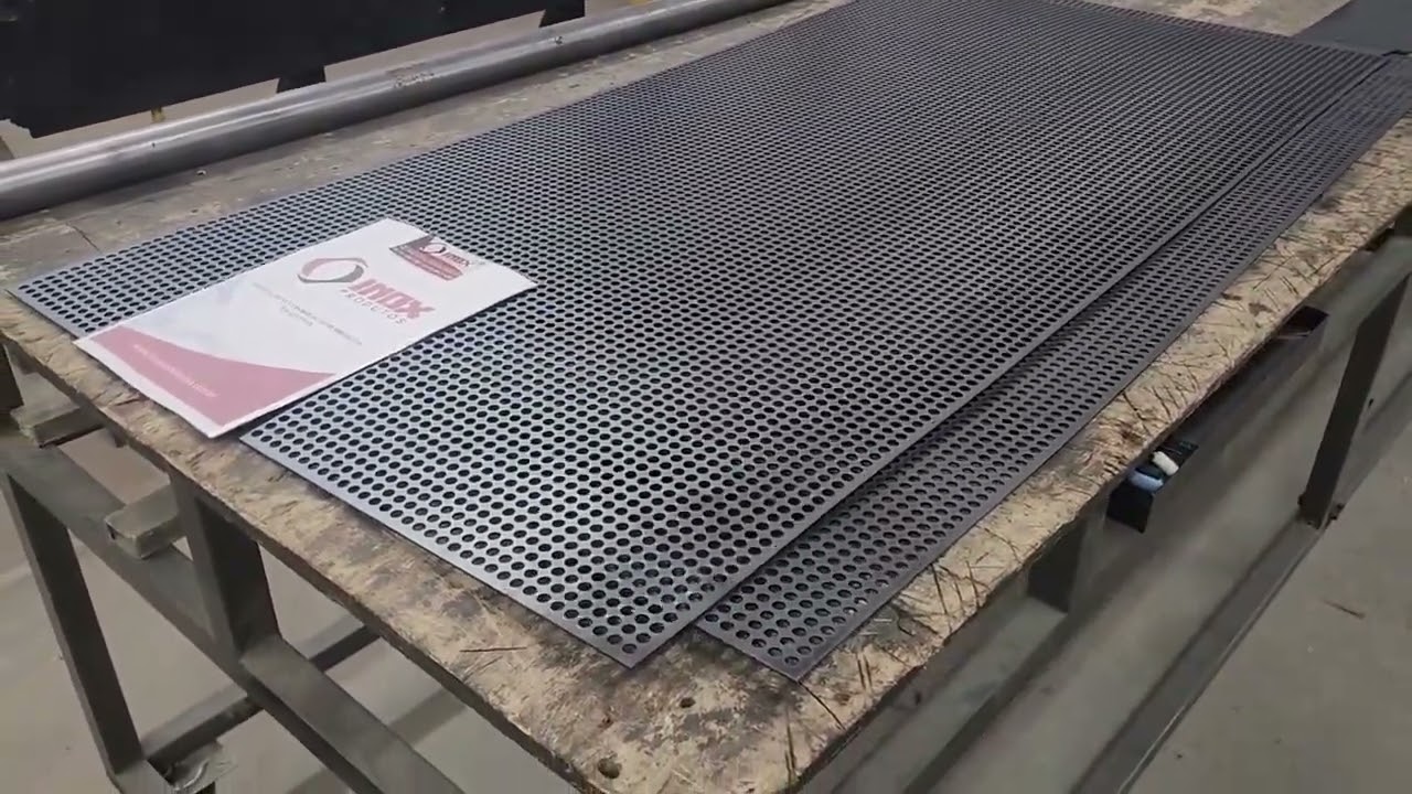 Perfuração De Chapas Com Corte A Laser