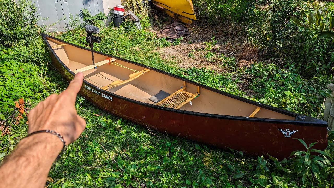 Outfitting my Canoe to Film Youtube Videos
