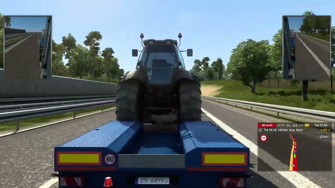 Euro Truck Simulator zaidziu su vairu g29