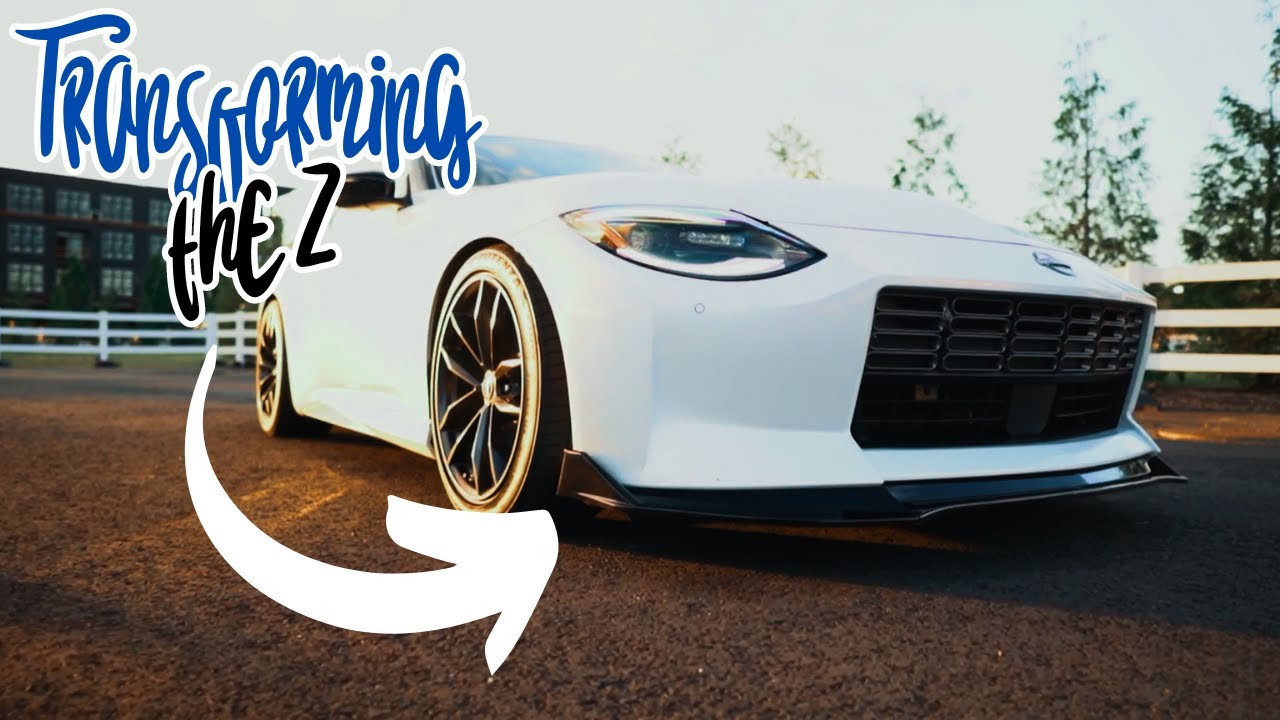 Transforming my Nissan Z with a new front lip! | 2023 Nissan Z Front Lip