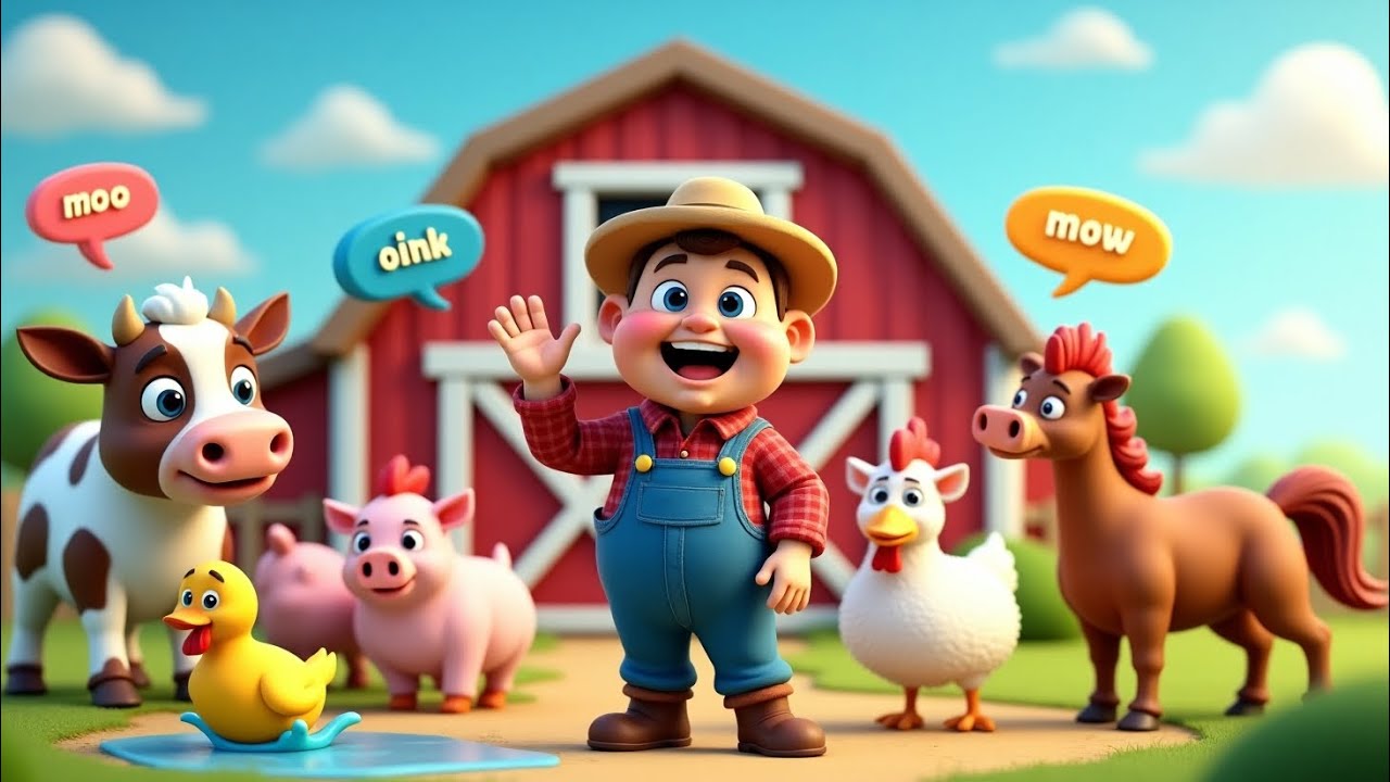 Old MacDonald Had a Farm rhymes @TinkleGeetToonsRhymes  Song & Kids  Rhymes 