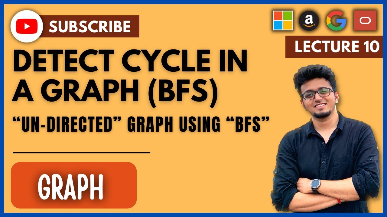 🚀 Graph Tutorial 10: Detect a Cycle in an Undirected Graph using BFS  | Data Structures | Graph
