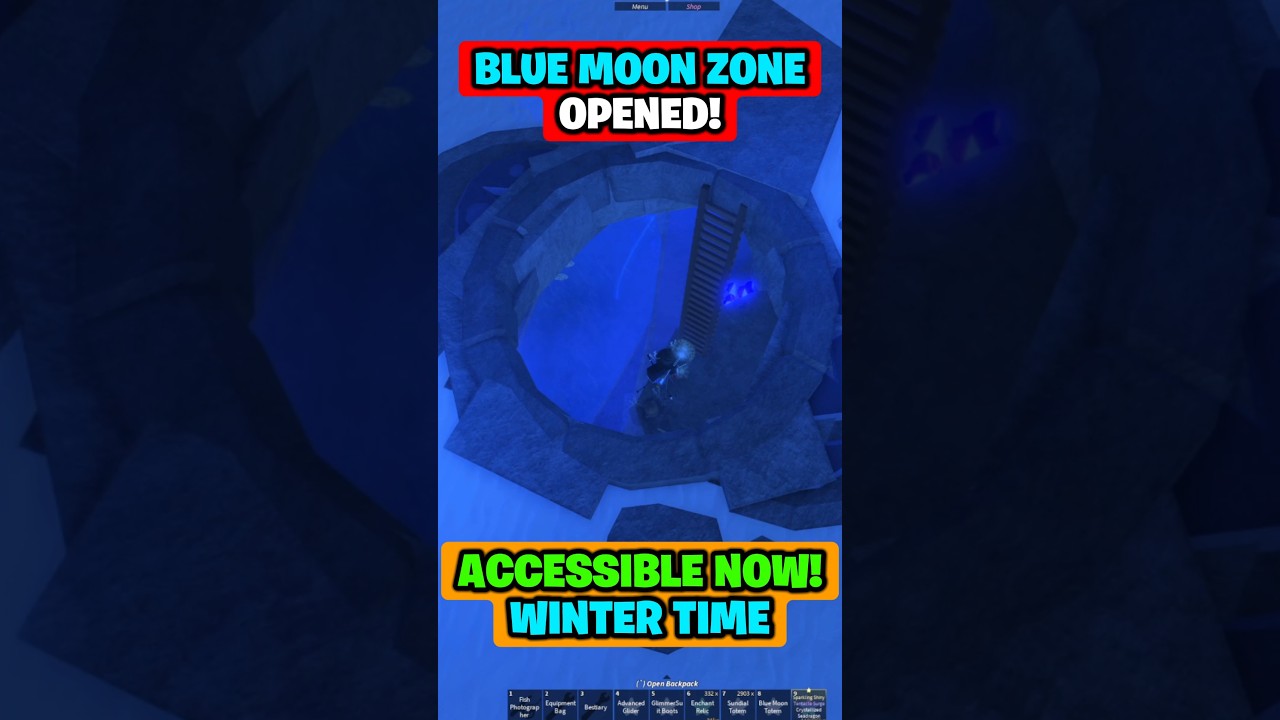 Зона Blue Moon уже доступна! Roblox Fish... #fisch #robloxfisch #roblox