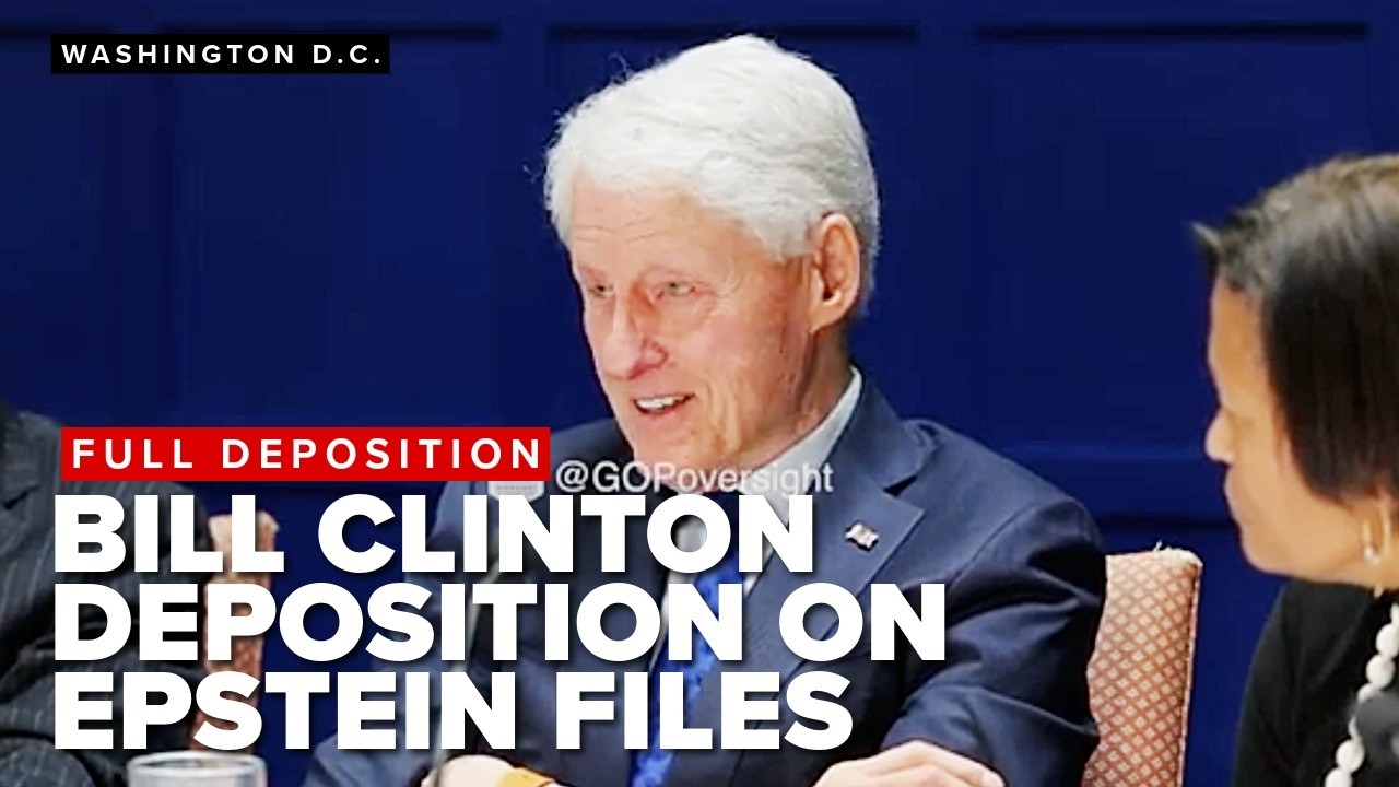 #BREAKING: Bill Clinton’s 4-Hour Epstein Files deposition released