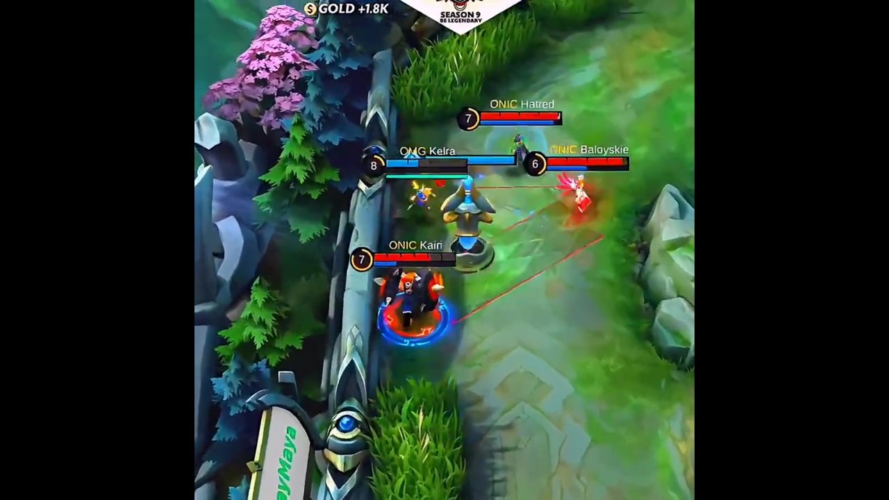 ONIC KELRA NEVER PANICKED 😈🔥 #MOBA55GoldenMonth #MOBA55Creator #shorts