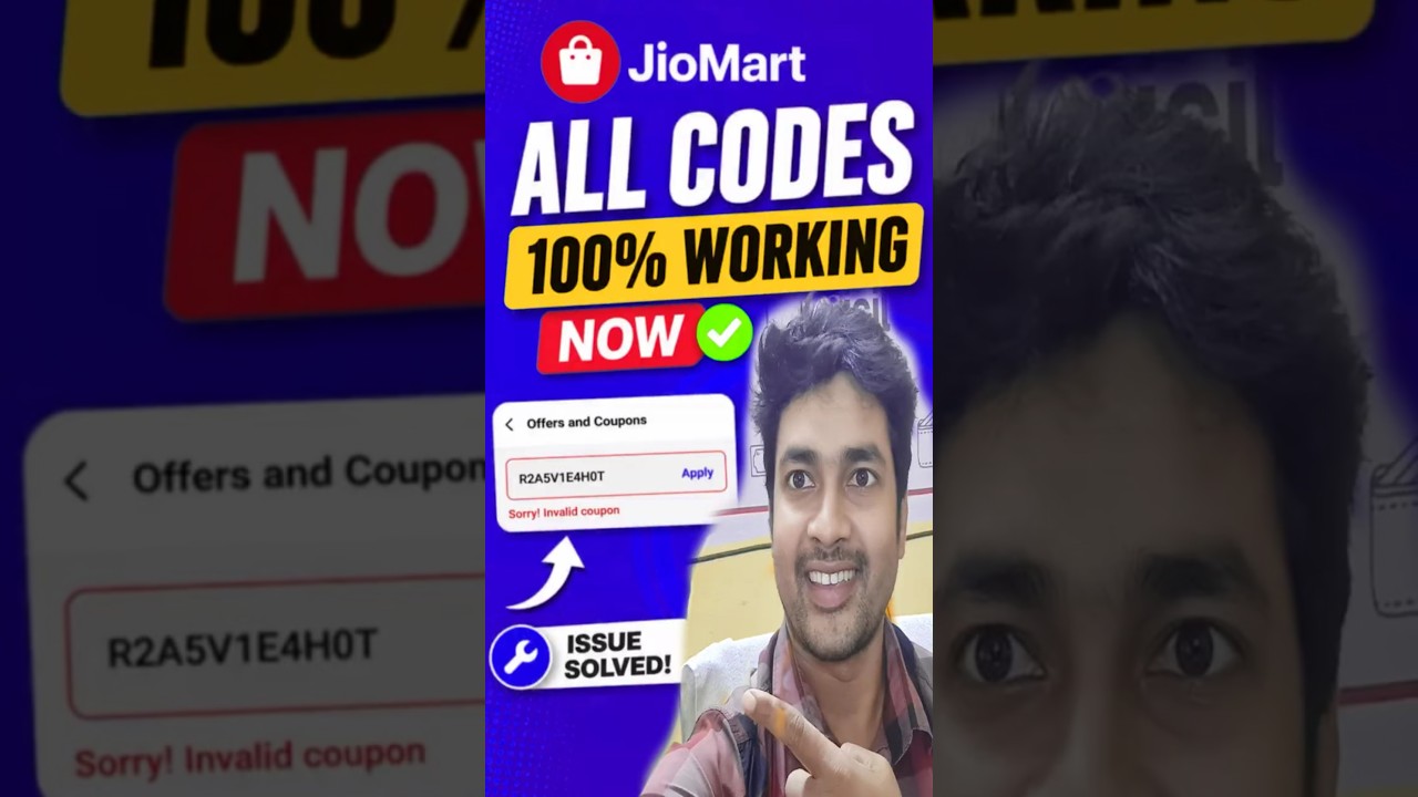 Jiomart Coupon today | jiomart coupon code | jiomart coupon code today