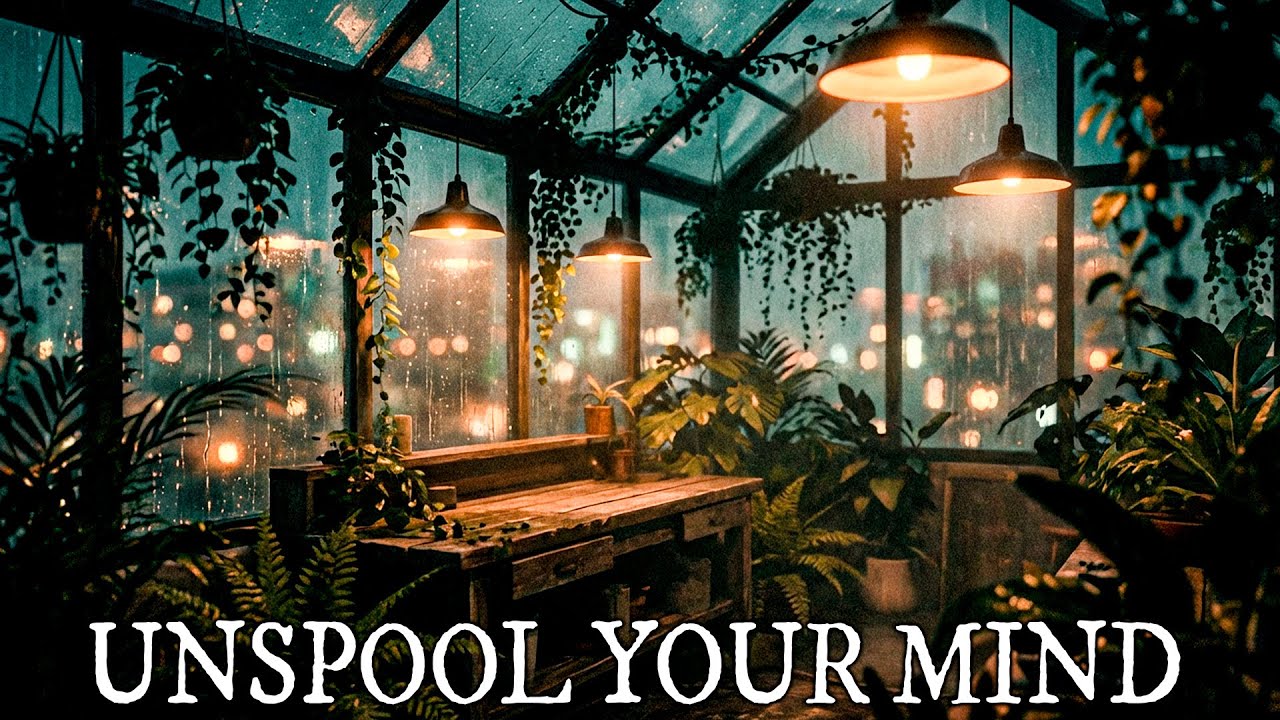 Rooftop Greenhouse After the Rain | Cozy Sleep Story for Adults  | Female whisper