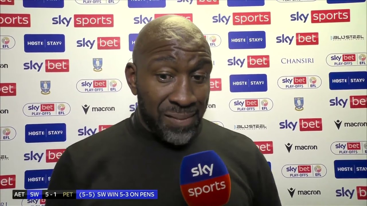 Darren Moore reacts to a remarkable night of football