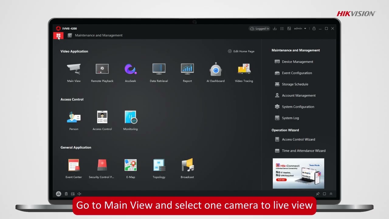 How to add Hik-Connect account to iVMS-4200 software