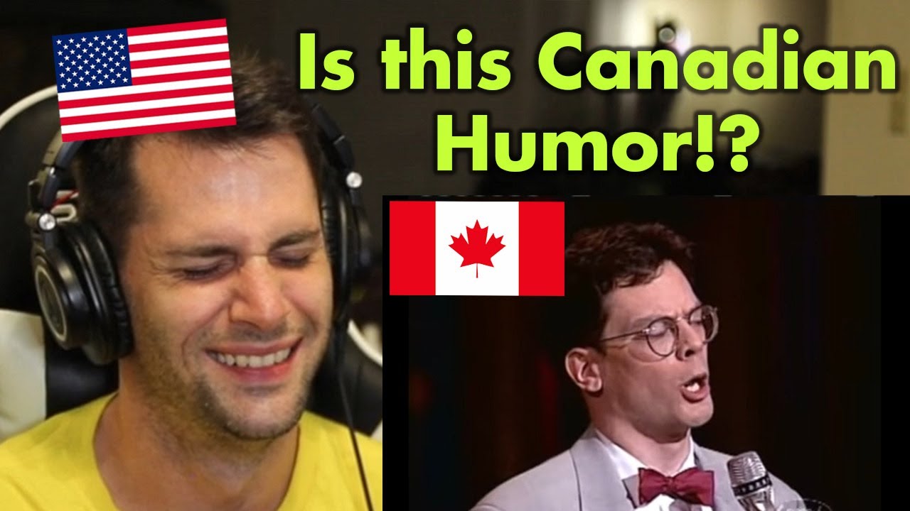 American Reacts to FUNNY Canadian Comedians (with jokes about America + Canada)