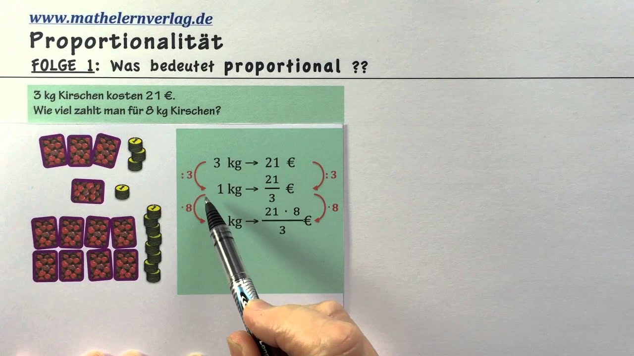 Proportionalität 1: Was ist proportional