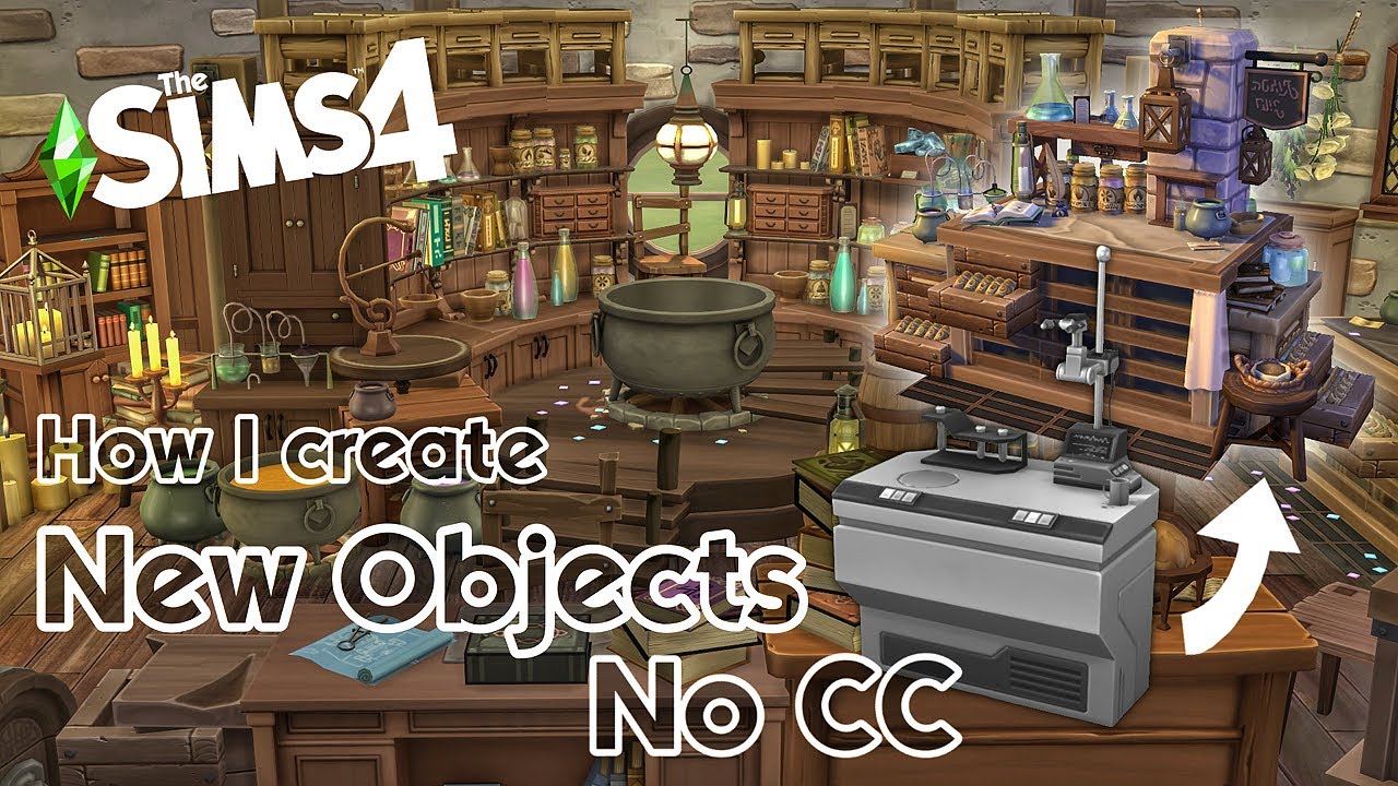 How I Create New Objects In The Sims 4 Without CC || Alchemy Lab Speedbuild