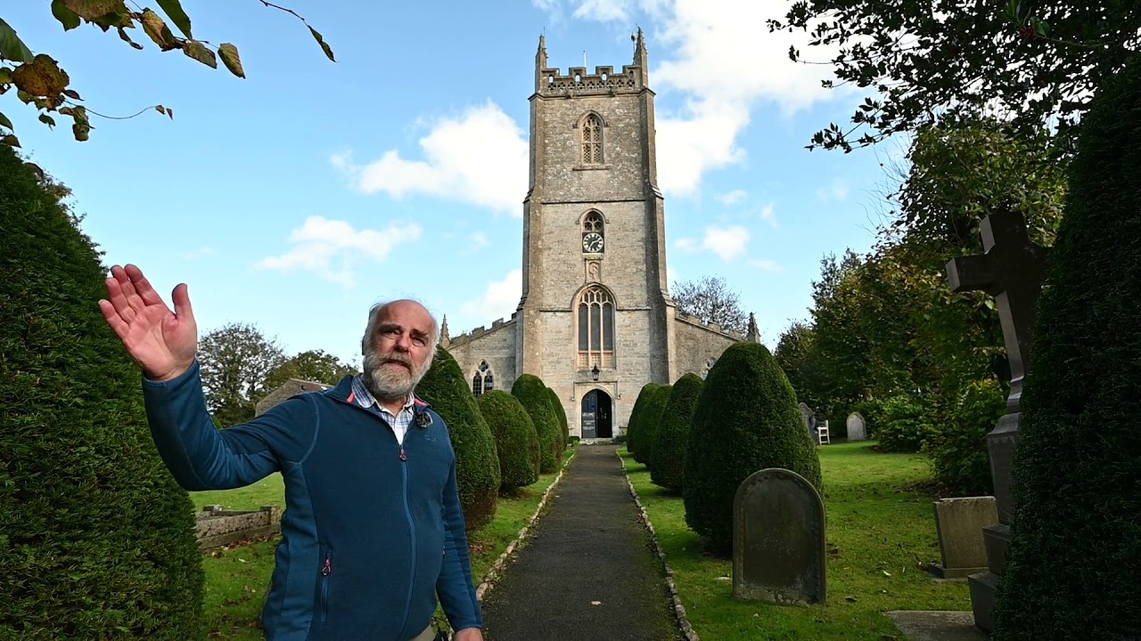Nunney Village --- local to Frome,  Somerset. Nunney Castle and the village Church Delamare tombs