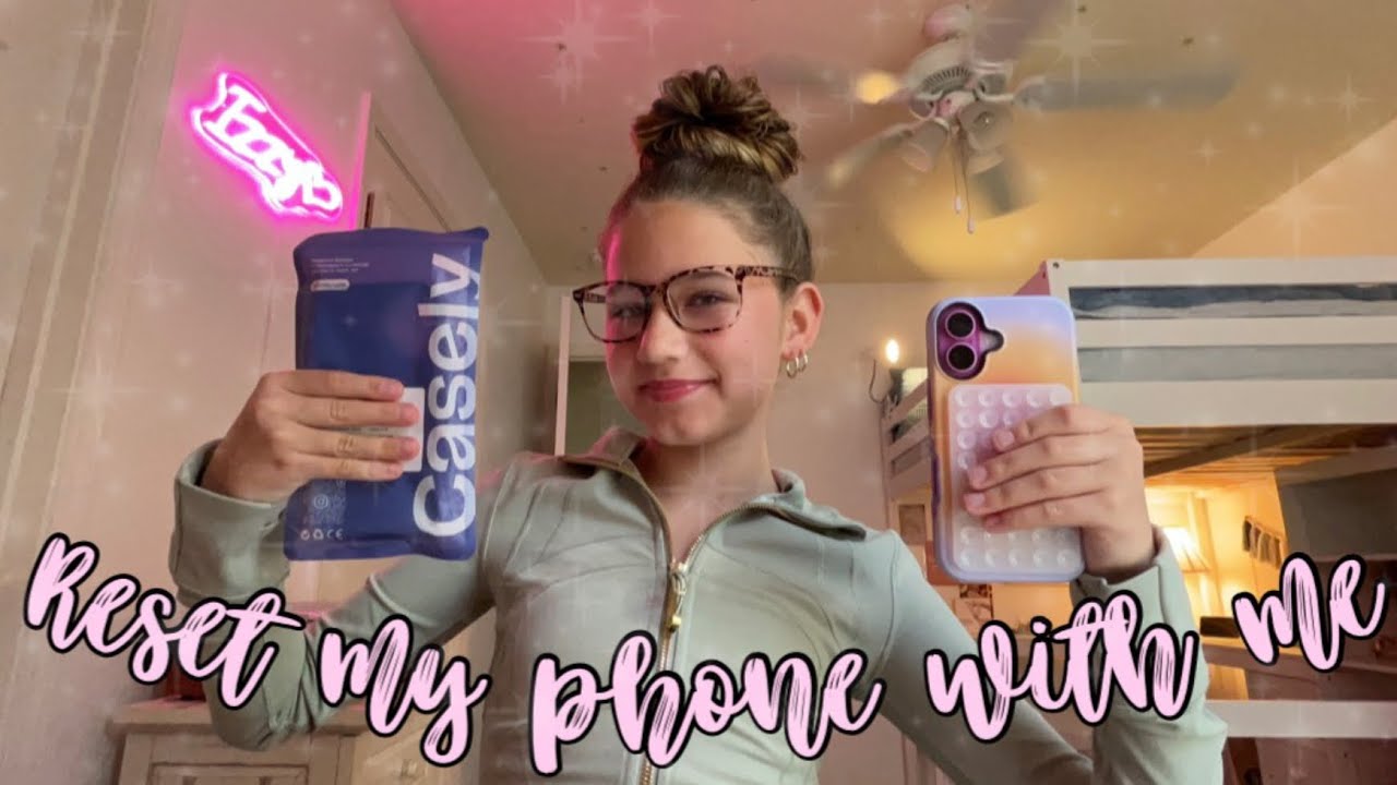 RESET my IPHONE 16 with me!! 📱🫧💗