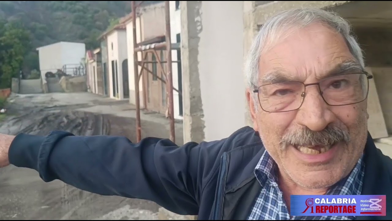 Fossato Montebello Ionico i due giorni di pioggia detriti dentro il cimitero e strade provinciale.