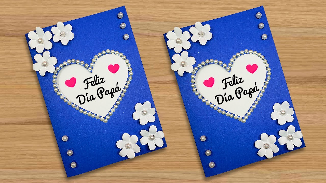 🤗 Hermosa tarjeta para el día del padre 😊 DIY Father's Day Card Idea 🥰 Especial día del padre