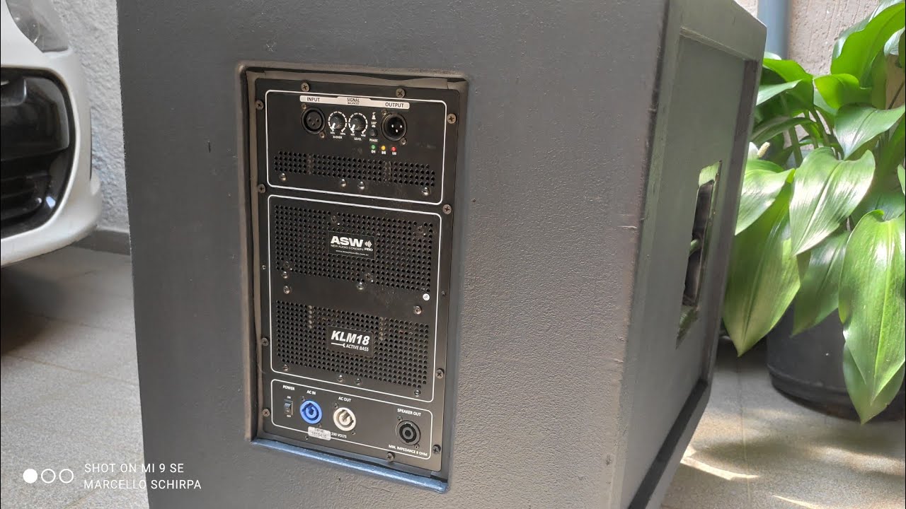 Reforma nas caixas de som. Acoplando amplificador ASW KLM18 casse D, assista o passo a passo 😮
