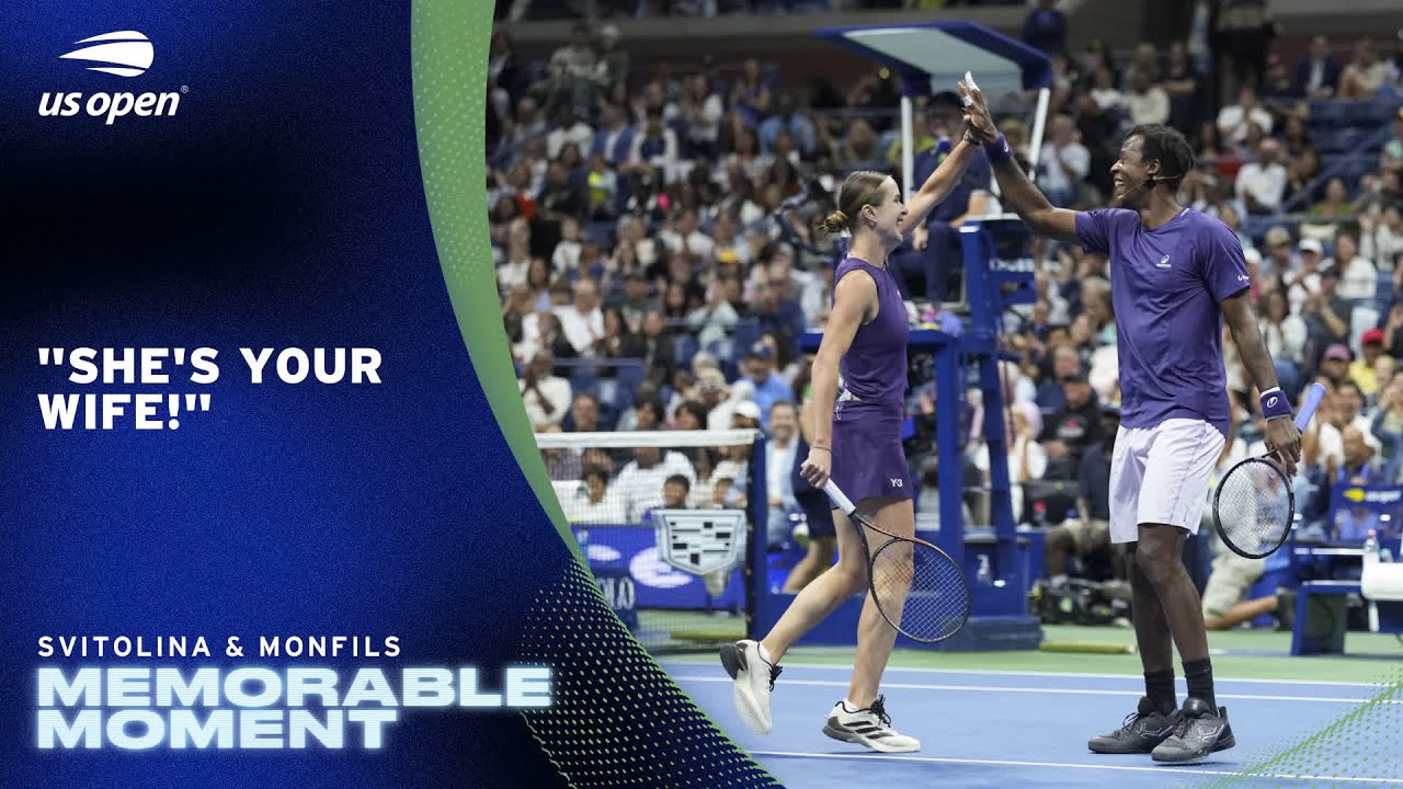 Svitolina & Monfils Battle Each Other in Epic Rally! | 2025 US Open