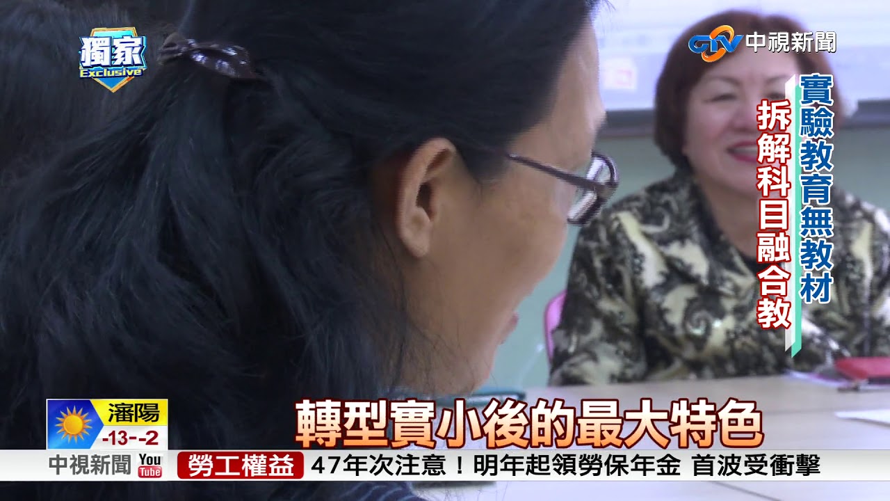 實驗小學錄取率僅6%! 無教科書.不考試│中視新聞 20171230